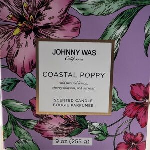 Johnny Was Floral Coastal Poppy Candle